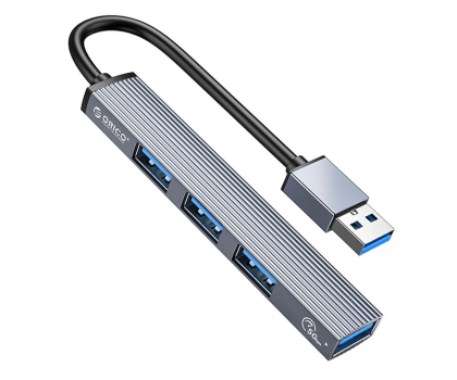 Hub USB Orico HUB USB-A 4 porty AH-A13-GY-EP-HW